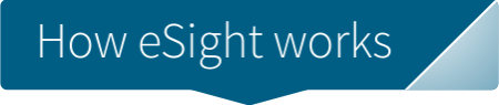 how esight works button c