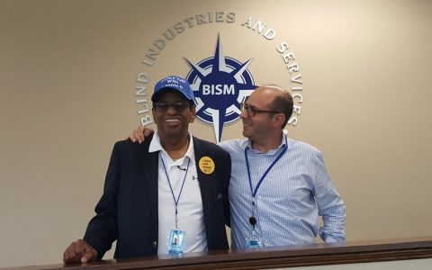 Coffee Talk with Lannie D. collaborates with Blind Industries & Services of Maryland