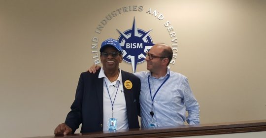 Coffee Talk with Lannie D. collaborates with Blind Industries & Services of Maryland